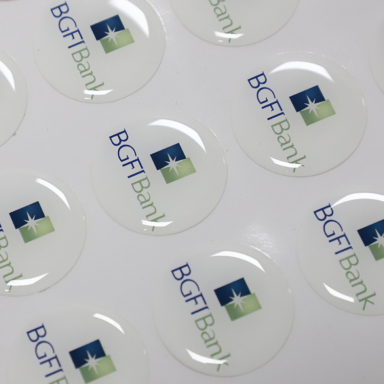 专业供应家工创意滴塑不干胶标签 透明广告塑料水晶滴胶铭牌定制