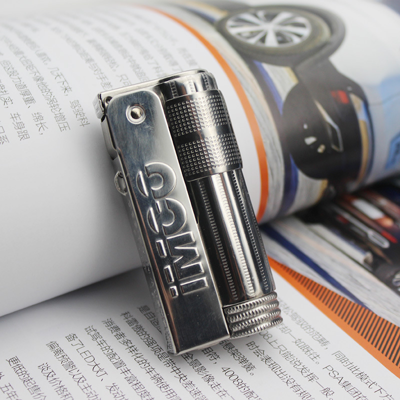 imco爱酷6700煤油打火机防风创意个性复古砂轮铜老式古董男礼物