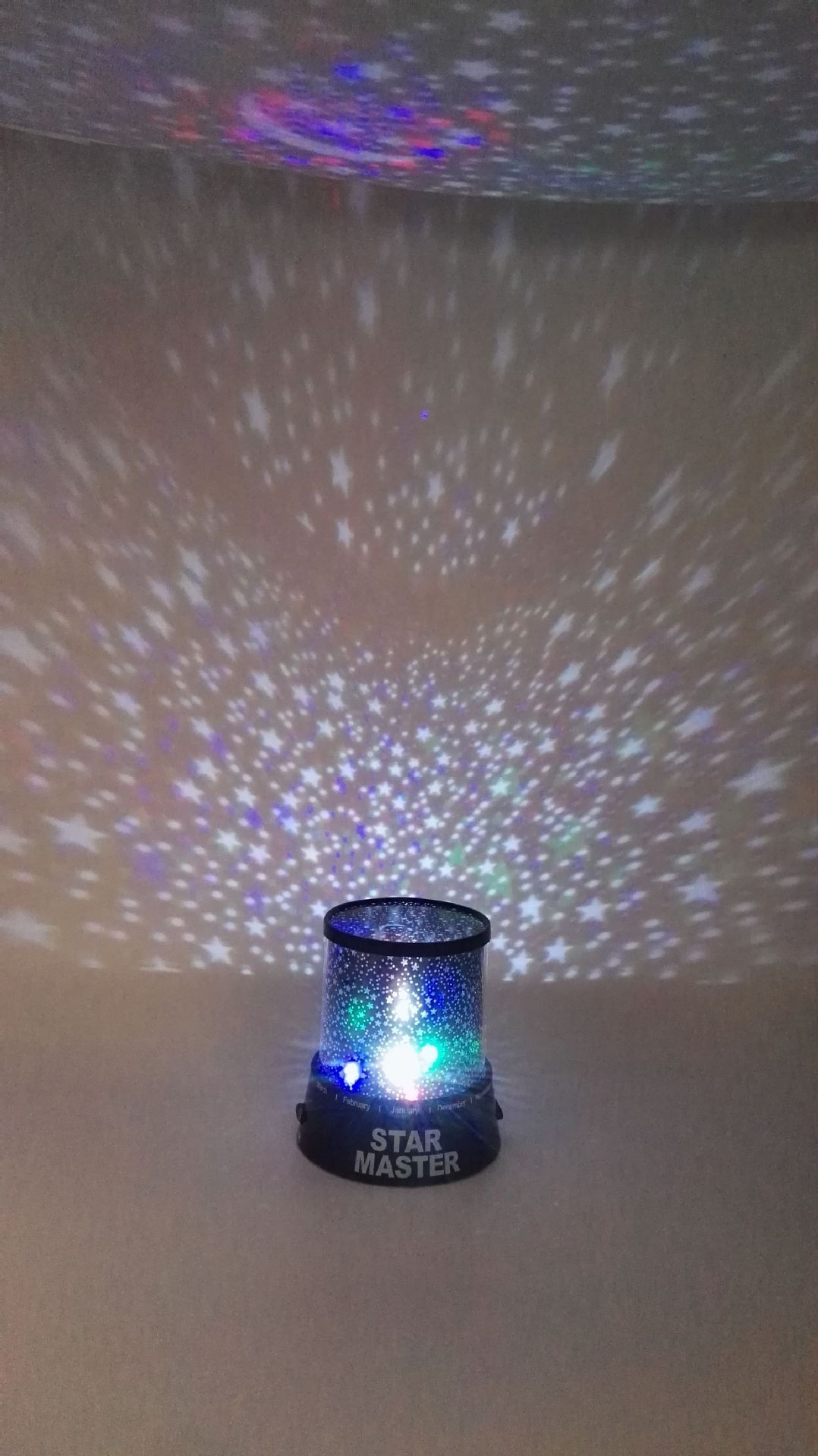跨境starmastre星空灯旋转创意led投影灯儿童卧室台灯礼品小夜灯