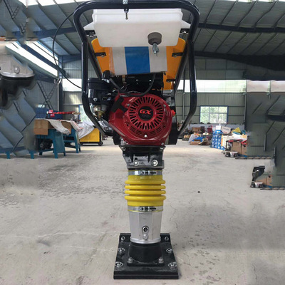 现货汽油冲击夯 手持式立式打夯机 地基夯实电动冲击夯路面机械