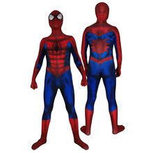 货源成人儿童雷米远征超凡蜘i蛛侠Spiderman Cosplay连体紧身衣