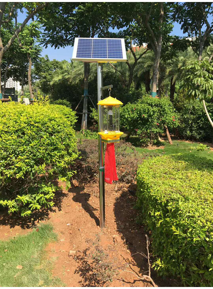 太阳能杀虫灯 频振式灭蚊灯诱虫灯led厂家直销果园茶园大棚鱼塘