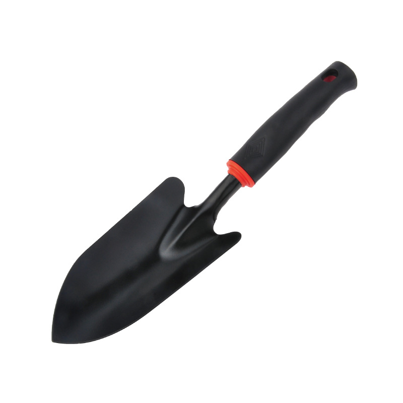 Sea Driving Tool Black Plastic Handle Plastic Spraying Two-Head Hoe Dual-Purpose Hoe Five-Tooth Rake Shovel Outdoor Hoe Spade