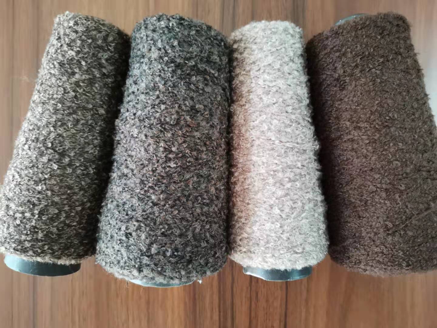 腈尼圈圈纱 夹花色纺圈圈纱