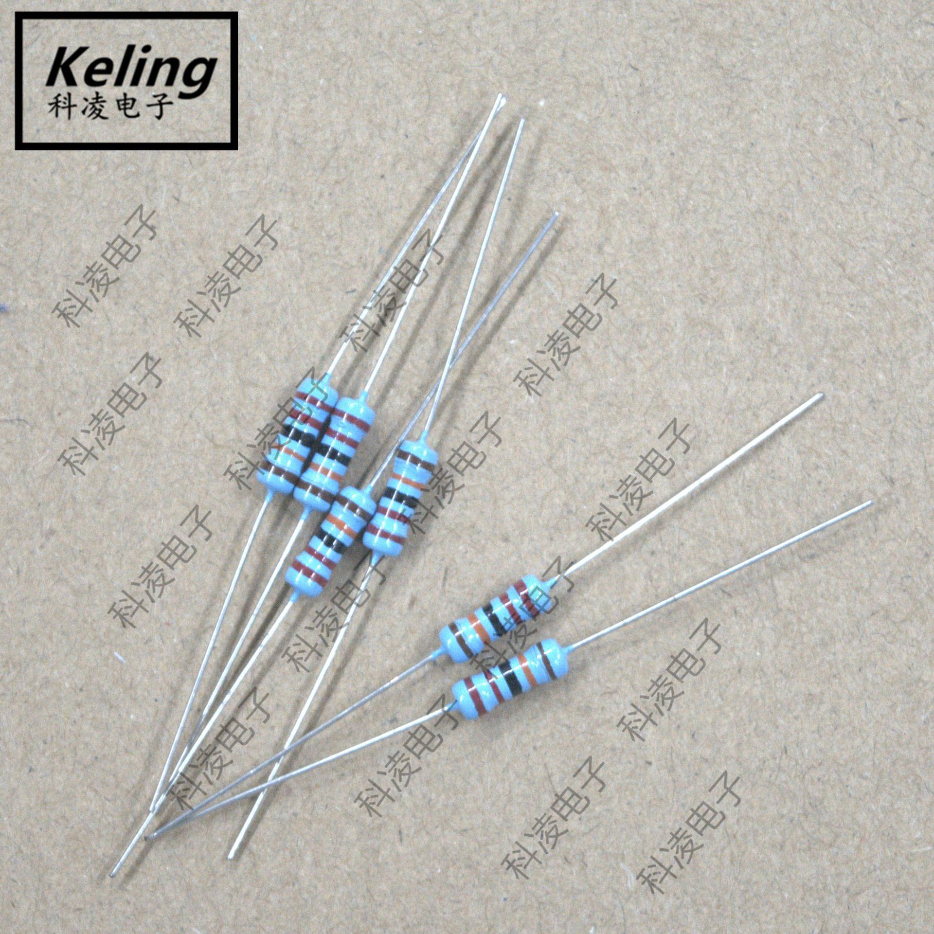 5w金属膜电阻 色环电阻 220k 1% (1袋200个)