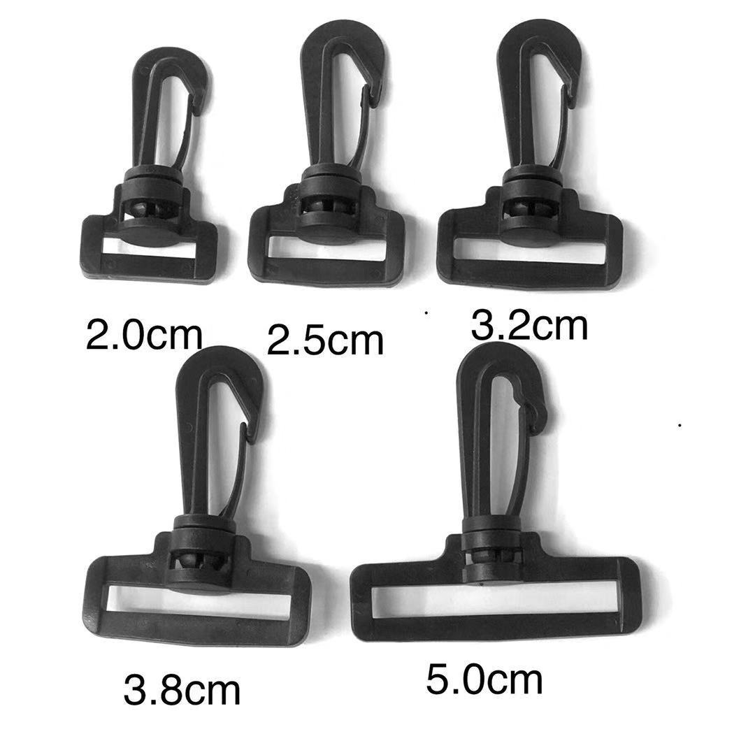 factory direct supply high quality plastic hook luggage swivel hook 180 degrees spin swivel hook hooks plastic hook luggage accessories