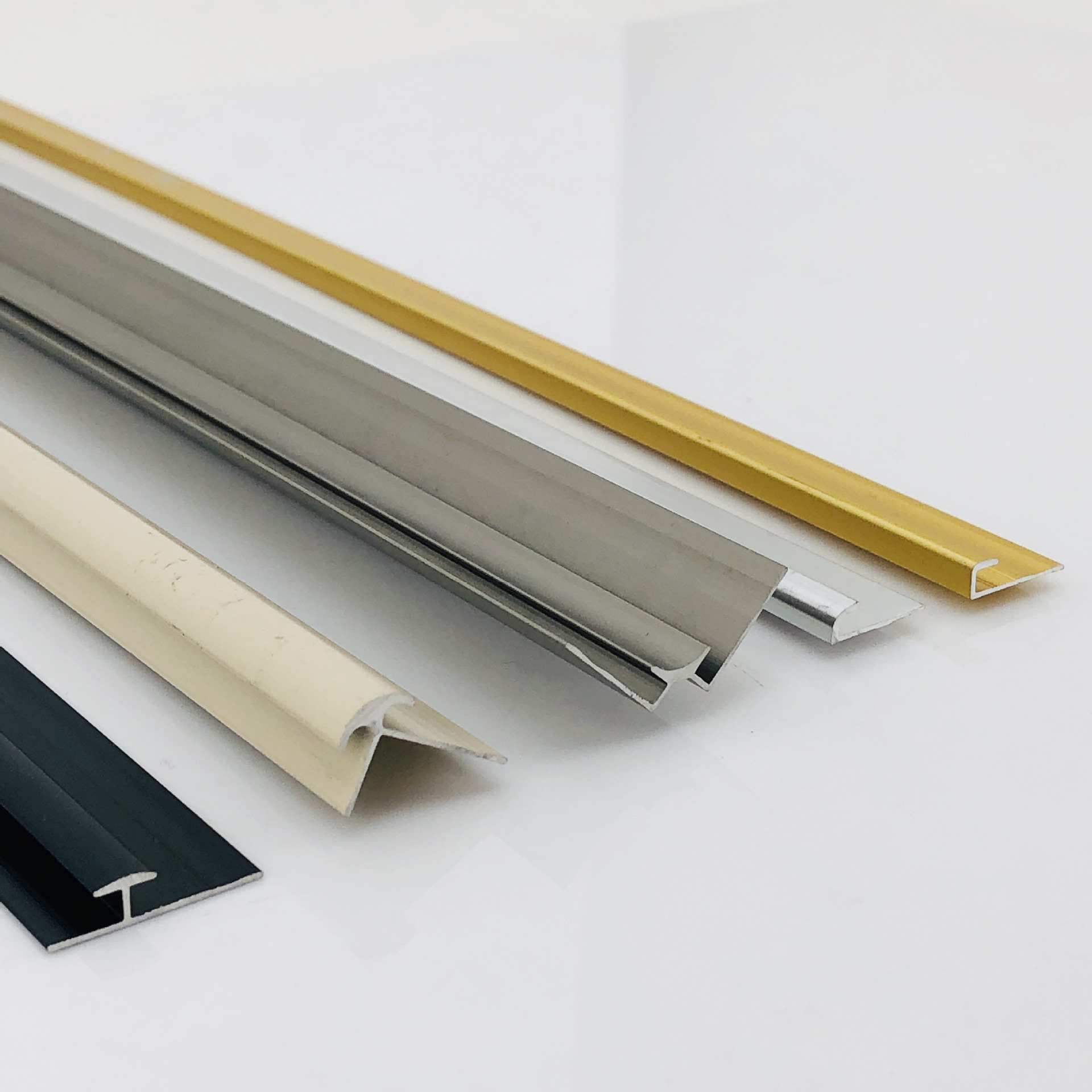 厂家供应铝合金装饰修边条2mm3mm工型 阳角阴角侧口装饰修边压边