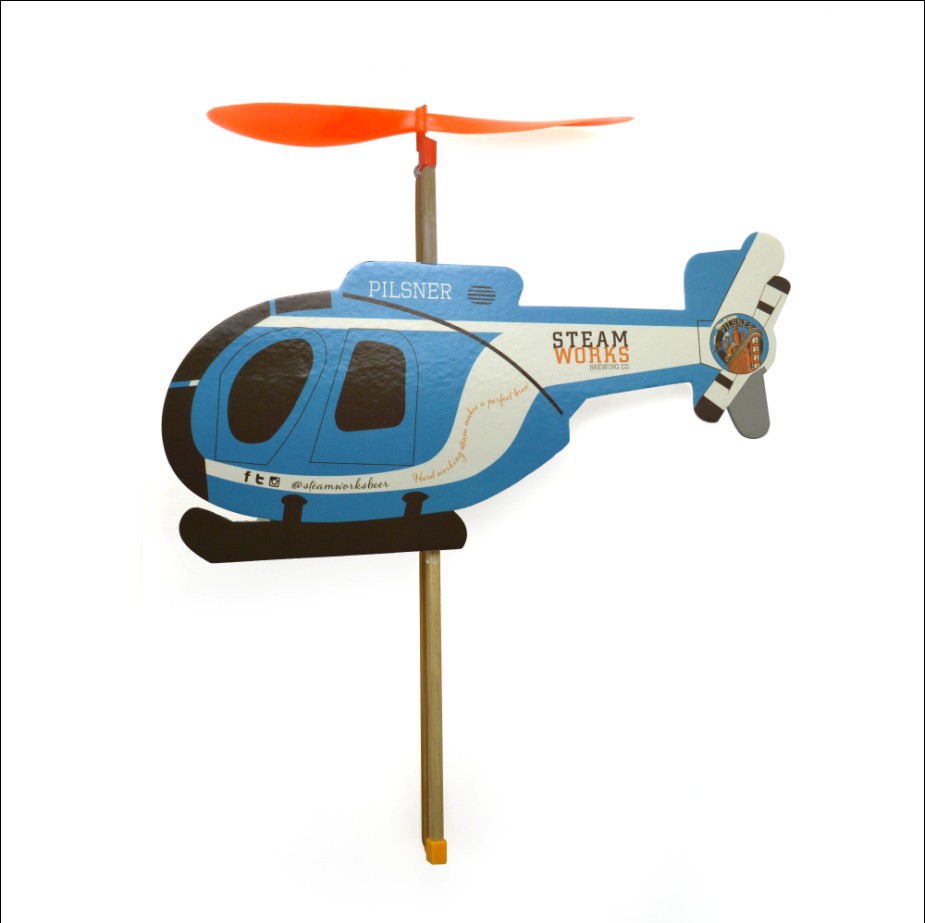 小鹰直升机橡筋动力飞机航模科学实验科技小制作diy科普科教