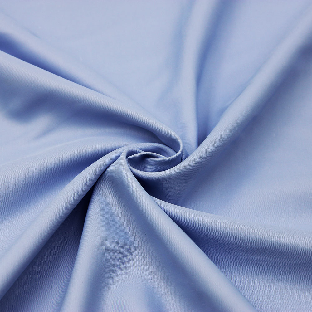 多色现货供应 天丝棉净色衬衫布 高档男士时装衬衫面料