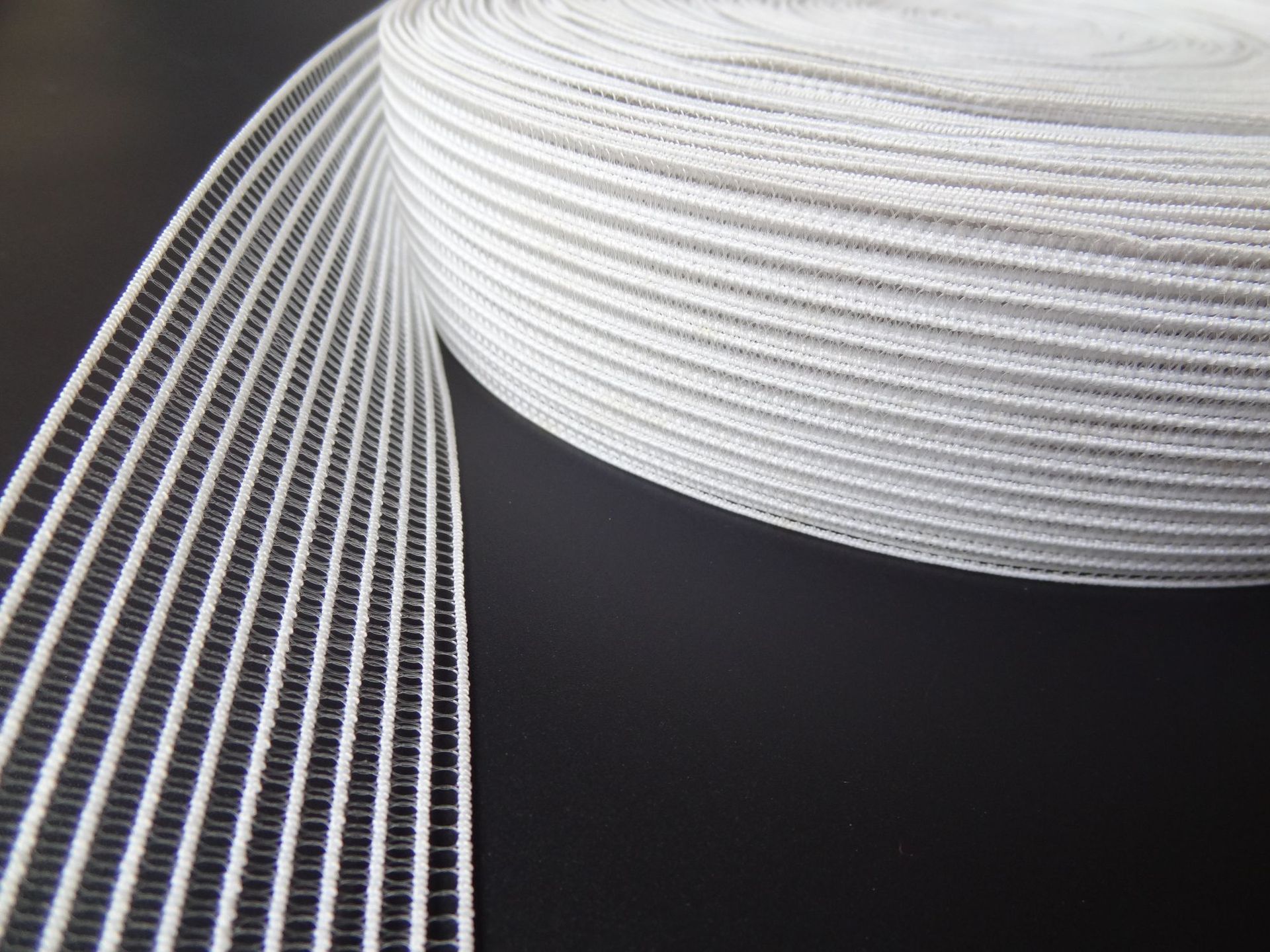 现货销售 鱼丝松紧带 透明透气松紧带 网状松紧带 鱼丝带批发