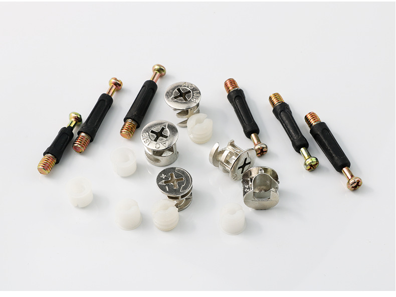 宝蒂斯三合一连接件偏心轮 家具衣柜合金拆装紧固件批发 型号齐全