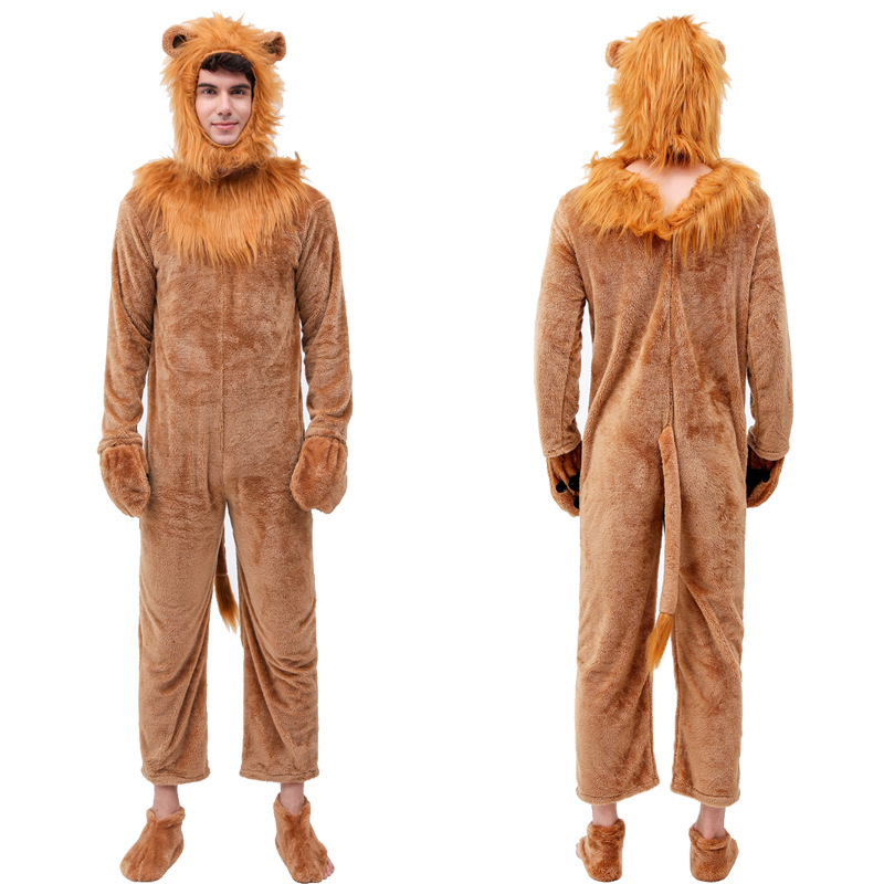 万圣节服装2019欧美成人儿童cosplay狮子角色扮演舞台表演服装