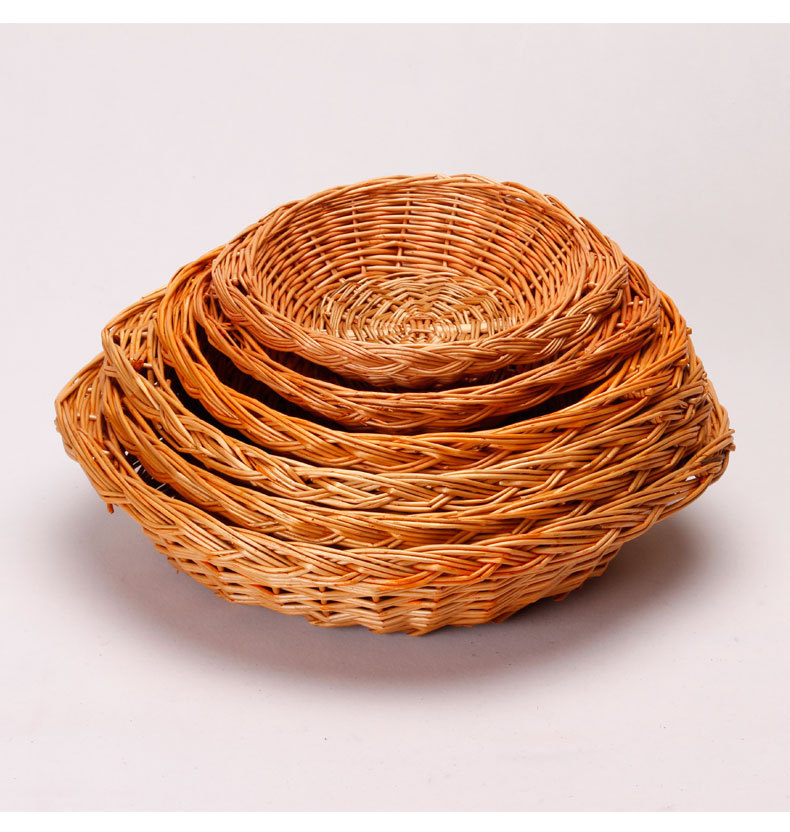 手工编织柳条煲仔篮柳编筐柳编双耳砂锅篮子黄焖鸡砂锅篮子砂锅垫