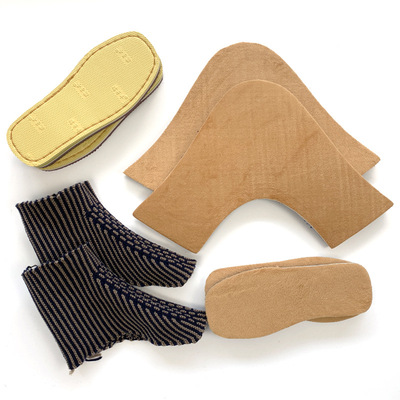 飞机帮海绵手工编织毛线鞋内衬绒面棉鞋材料包 鞋面鞋帮 加绒内胆