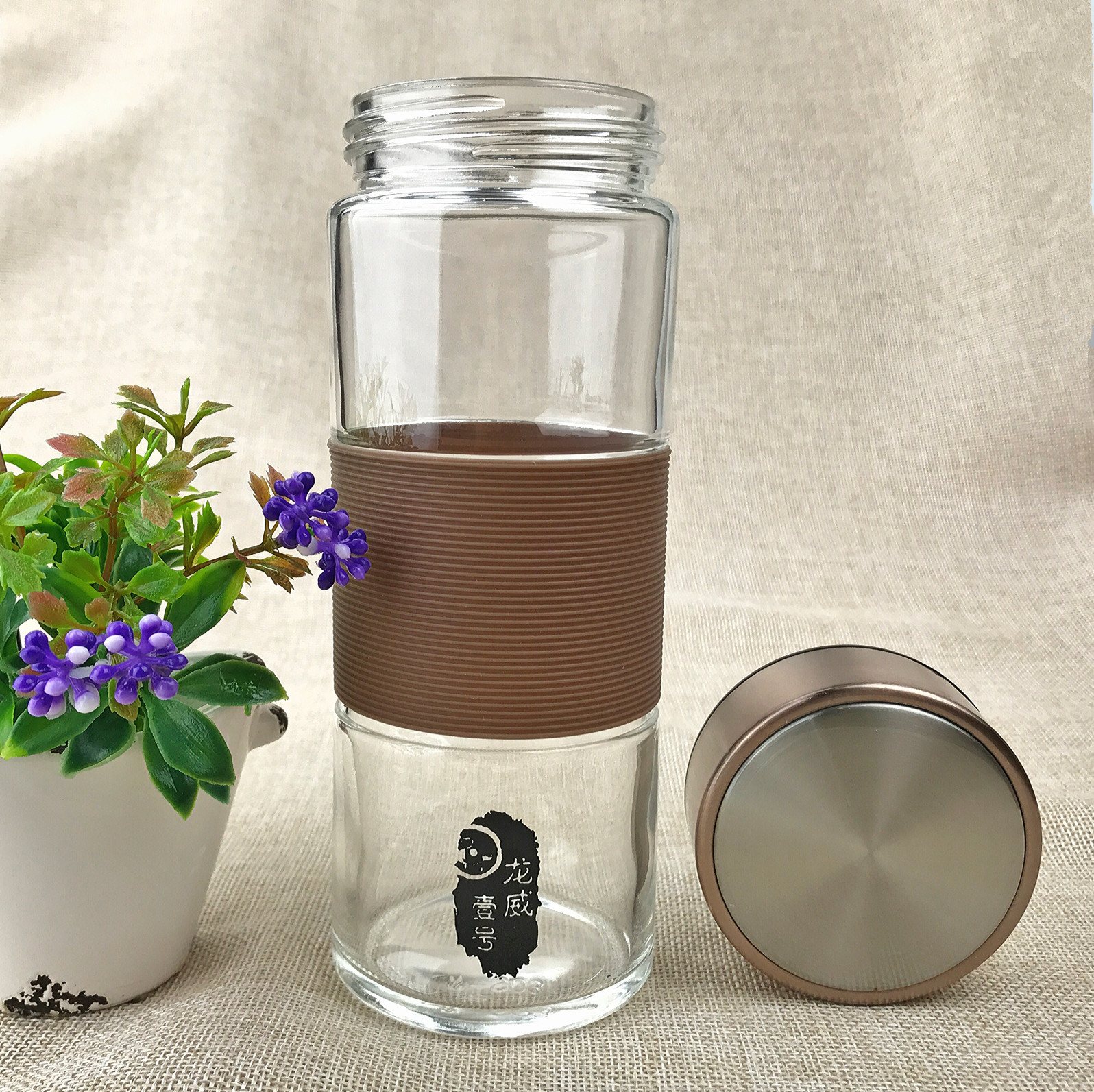 异形全自动模具中硼硅医用级玻璃瓶 运动外出水杯 工厂直销可定制