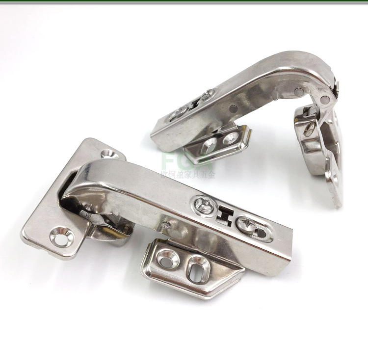 厂家直销平开门橱柜门铰链180度阻尼铰链90度不锈钢缓冲门铰合页
