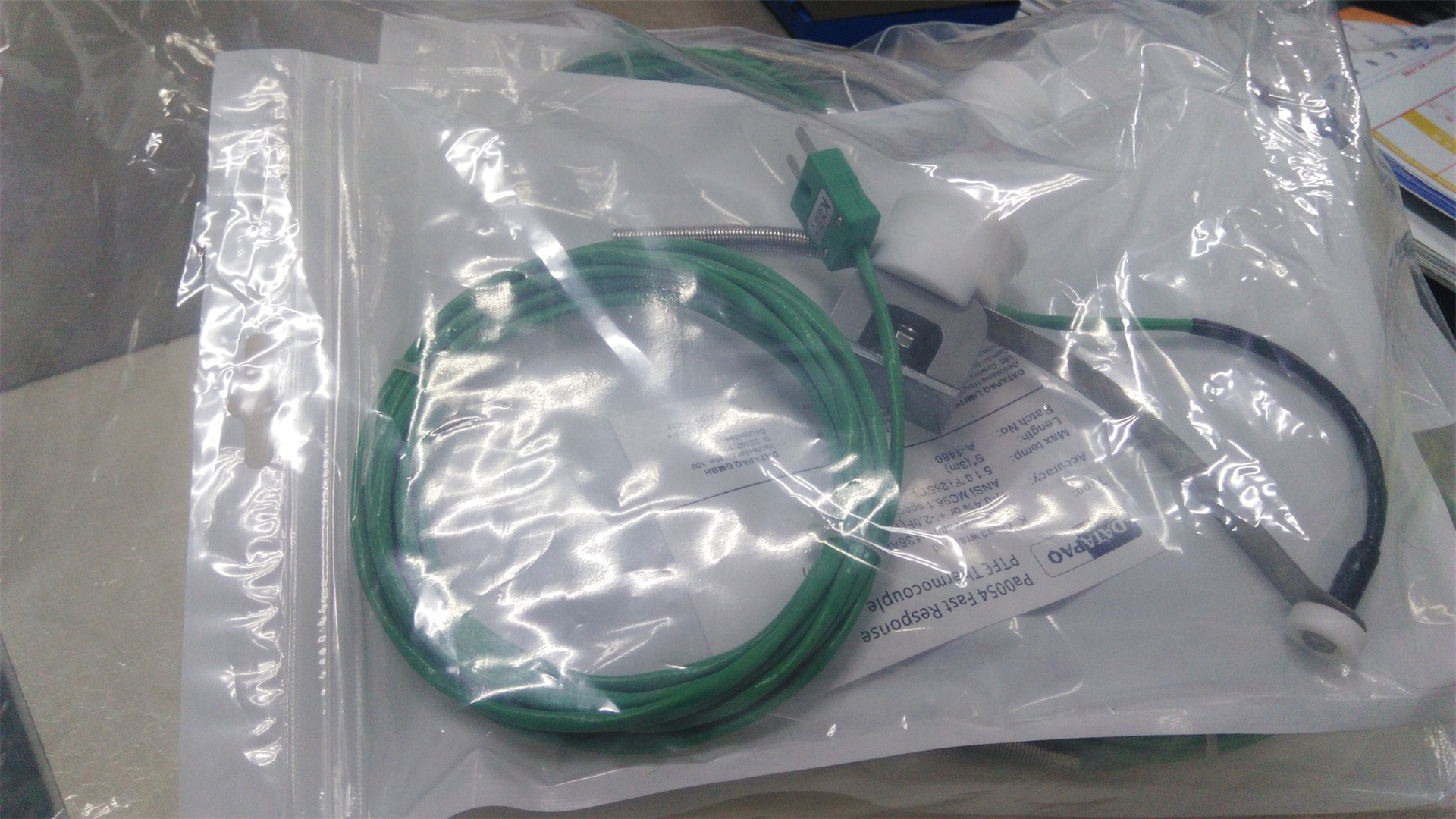 进口datapaq测温线pa0053磁性测温线datapaq炉温测试仪测温线