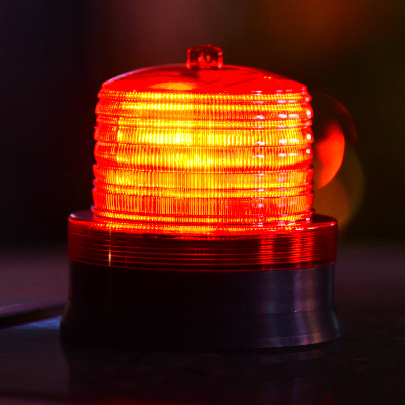 跨境夜间施工太阳能交通警示爆闪灯船用led 水信号灯道路闪光警告