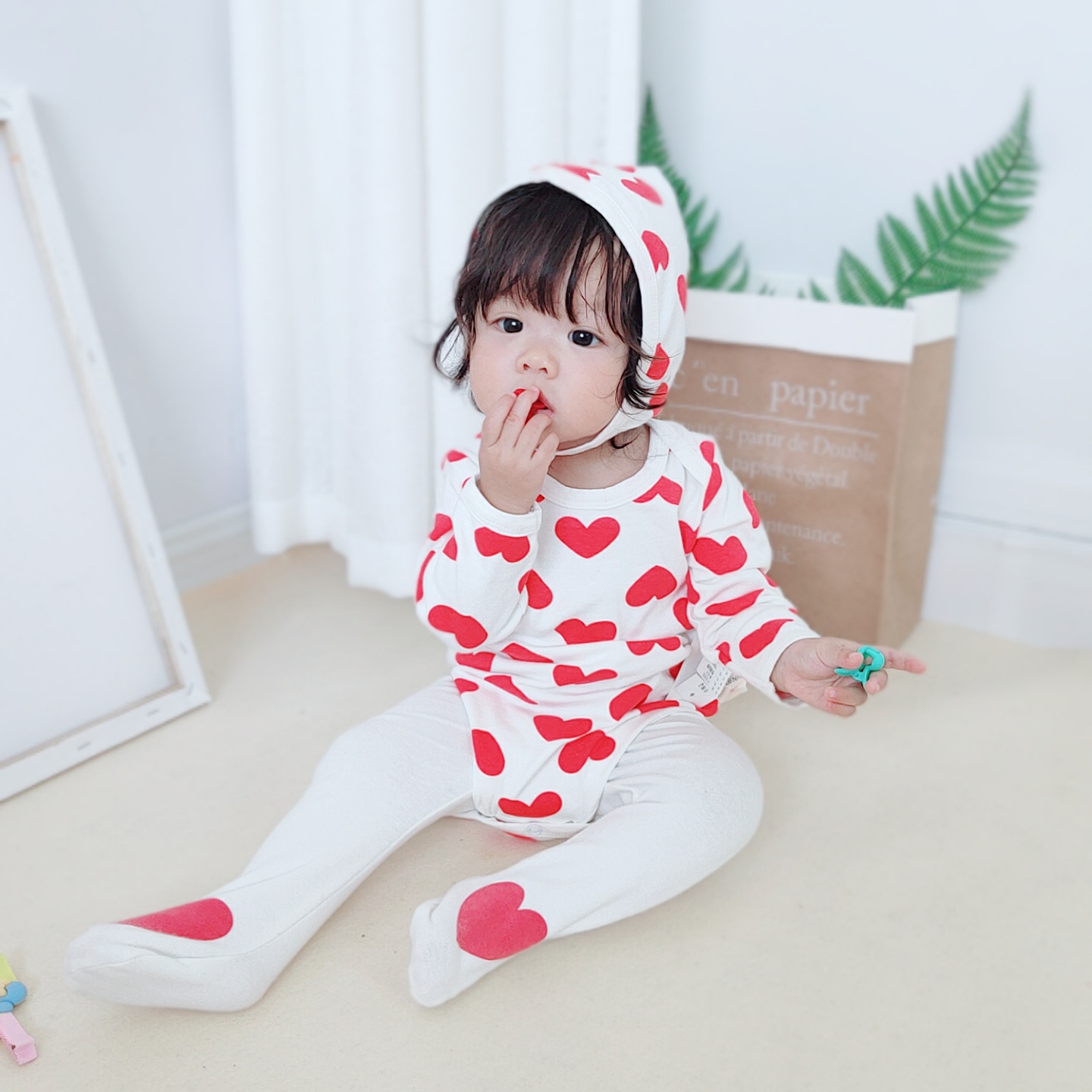 衣标衣长胸围1/2袖长商品描述适合身高66cm,73cm,80cm,90cm颜色白色底