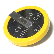 CR2450纽扣电池  直插卧式焊脚 3V碱性电池 仪表遥控器电子锂电池