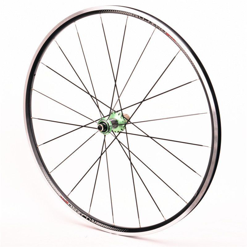 2:1编法700c公路车爬坡轮组超轻破风竞速培林公路自行车轮组