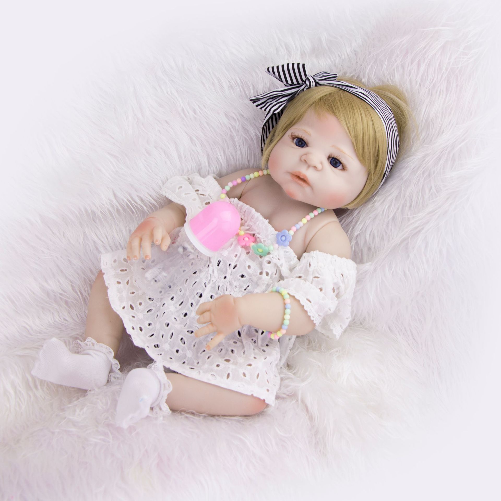 keiumi 重生娃娃reborn baby doll 23寸57cm仿真婴儿全硅胶女孩