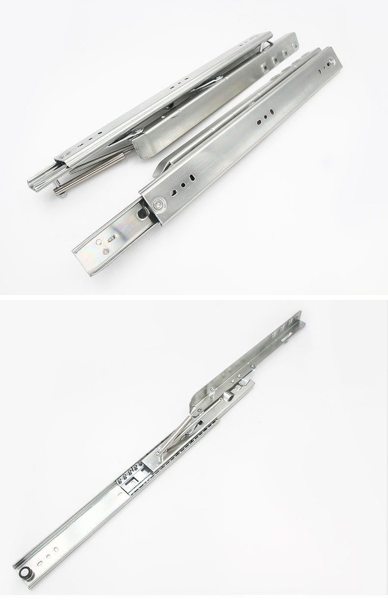 缓冲阻尼跳台滑轨 岩板餐桌餐台折叠升降轨道滑道路轨 重型导轨