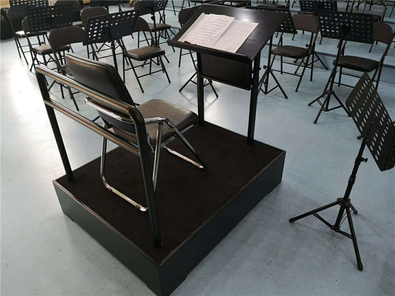 乐团指挥台折叠音乐会指挥站台谱台谱架 指挥家用大合唱指挥站台
