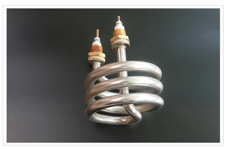 螺旋304不锈钢发热管 电热蒸馏水器加热管 220v380v