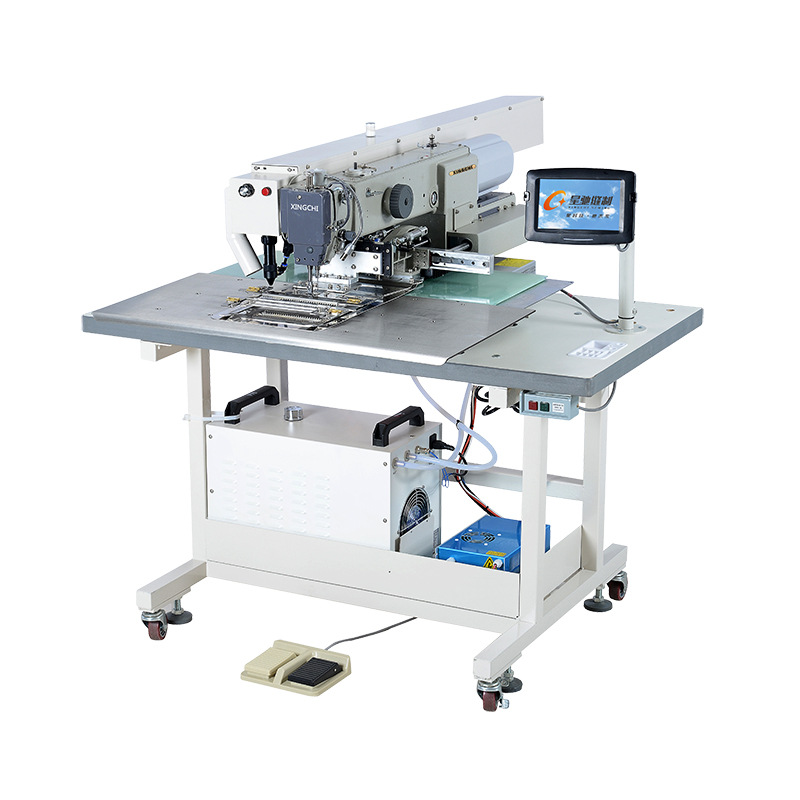 星驰牌服装口袋开袋机电脑花样机 单双唇袋拉链袋自动激光开袋机