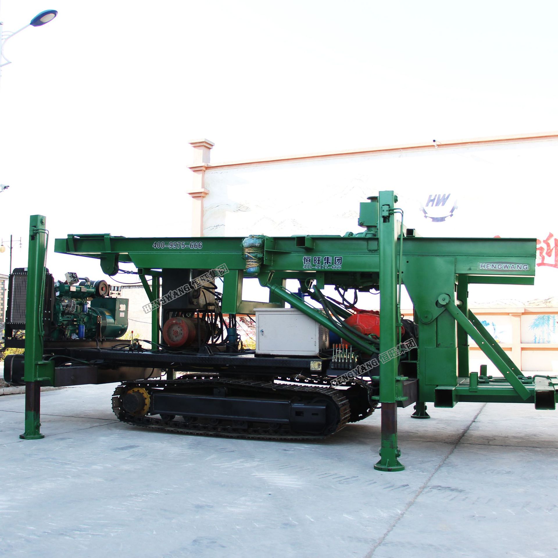 现货反循环钻机小型履带式打水井钻机厂家大口径地基打桩机好上手