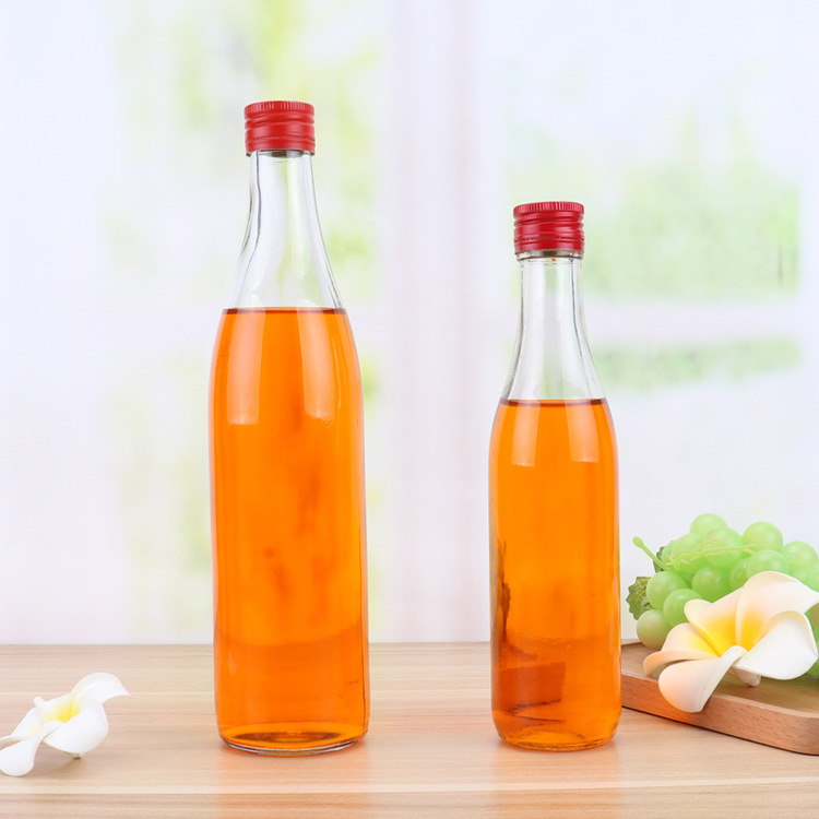 供应白酒玻璃瓶自酿二锅头玻璃酒瓶子定制空酒瓶透明玻璃酒瓶
