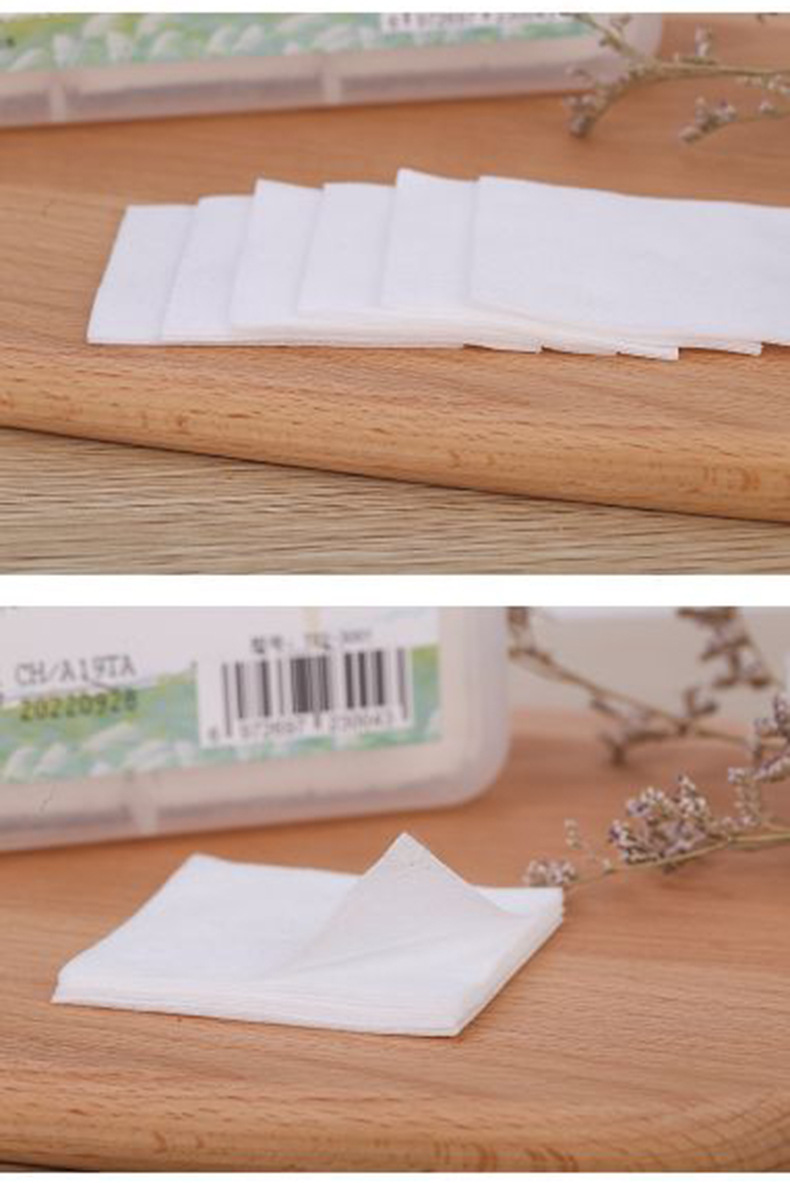 天诗雅无纺布1000片薄款盒装化妆棉 卸妆棉 棉柔巾单片可定制加工