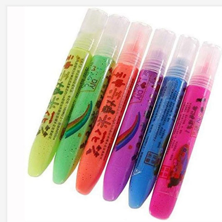 爆米花笔泡泡笔diy笔泡泡/diy涂鸦笔立体膨胀笔韩版绘画笔