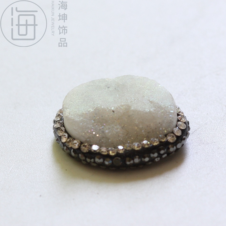 天然玛瑙 不规则 原石 晶芽 毛衣链吊坠 diy配件半宝石厂家散珠