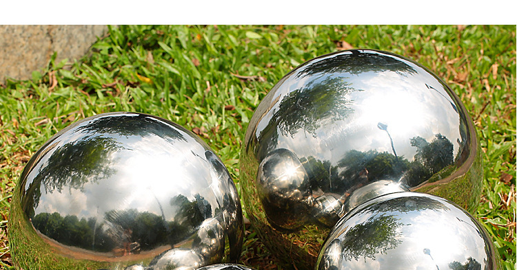 厂家直销批发304不锈钢球圆球空心球浮球金属球镜面装饰空心球