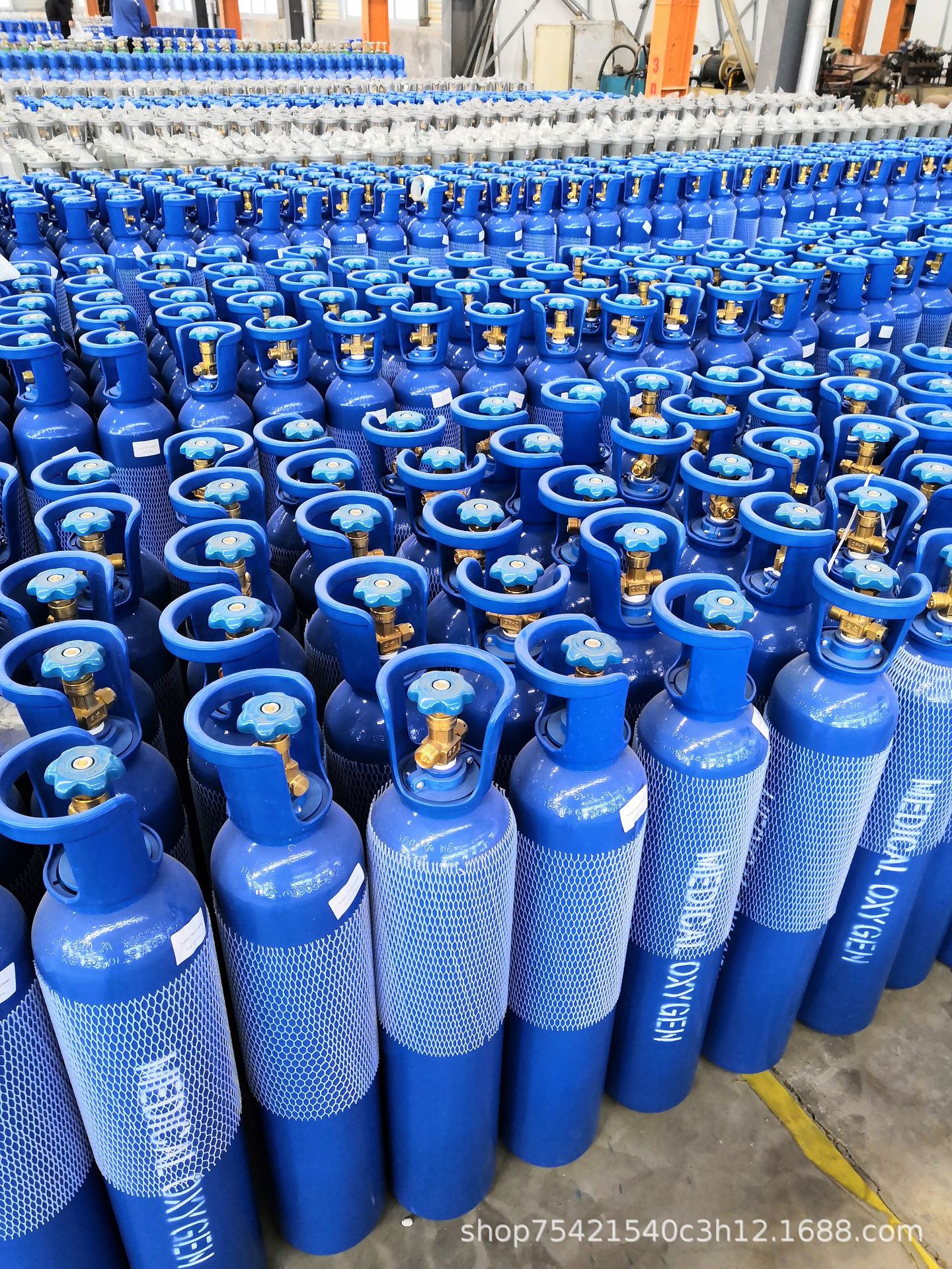 供应10升氩气钢瓶 无缝钢瓶 氩气瓶 带提手 qf-2c 阀门 国标钢瓶