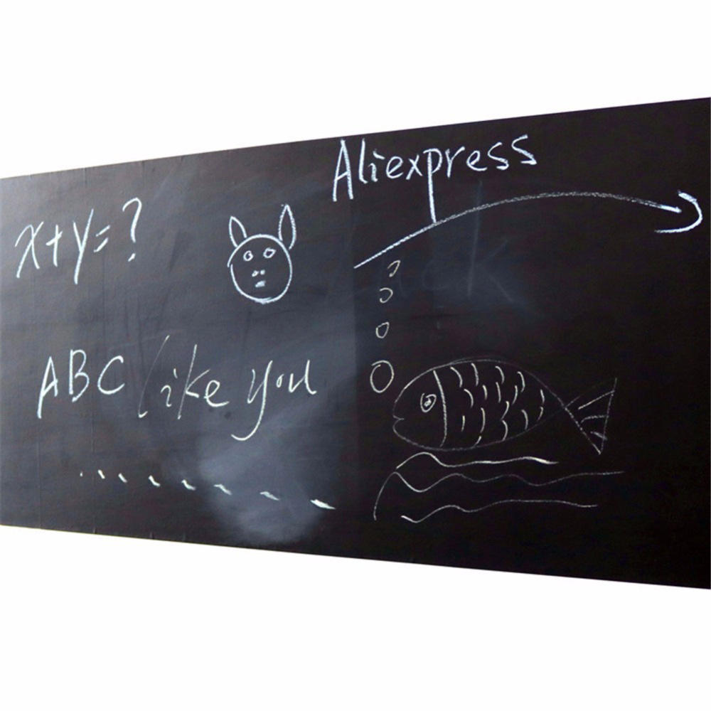 可移除黑板贴白板贴 可擦写教学墙贴纸 pvc儿童涂鸦贴纸