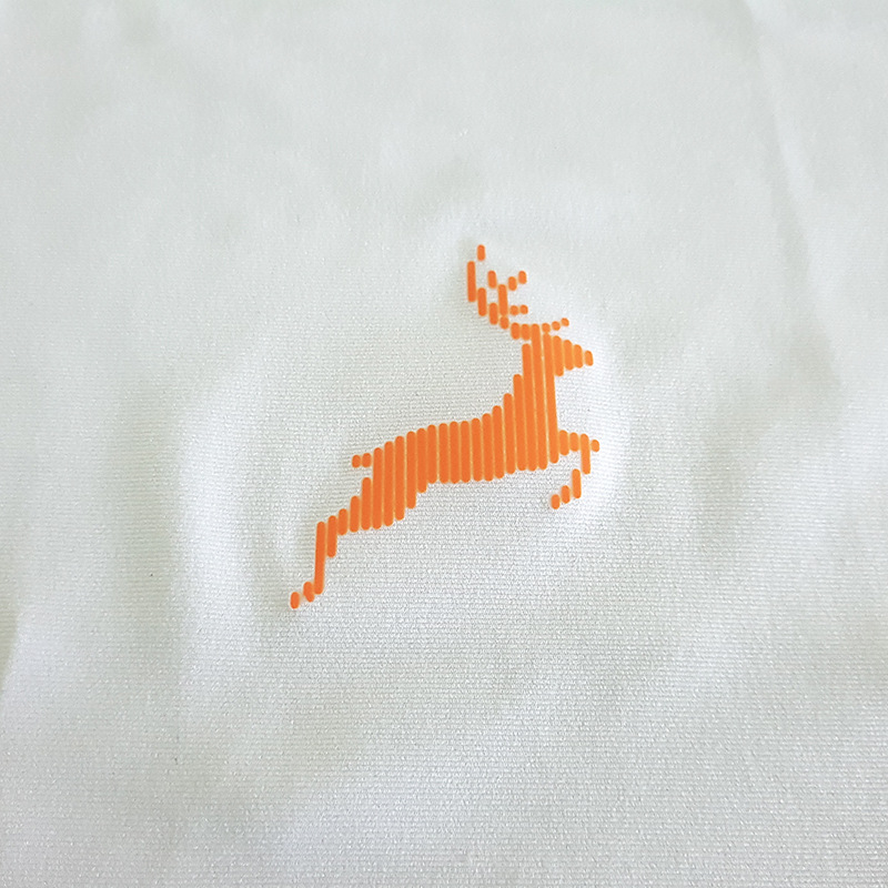 热转印烫标服装烫印logo定做高弹耐水洗烫唛t恤内衣领标专色烫画
