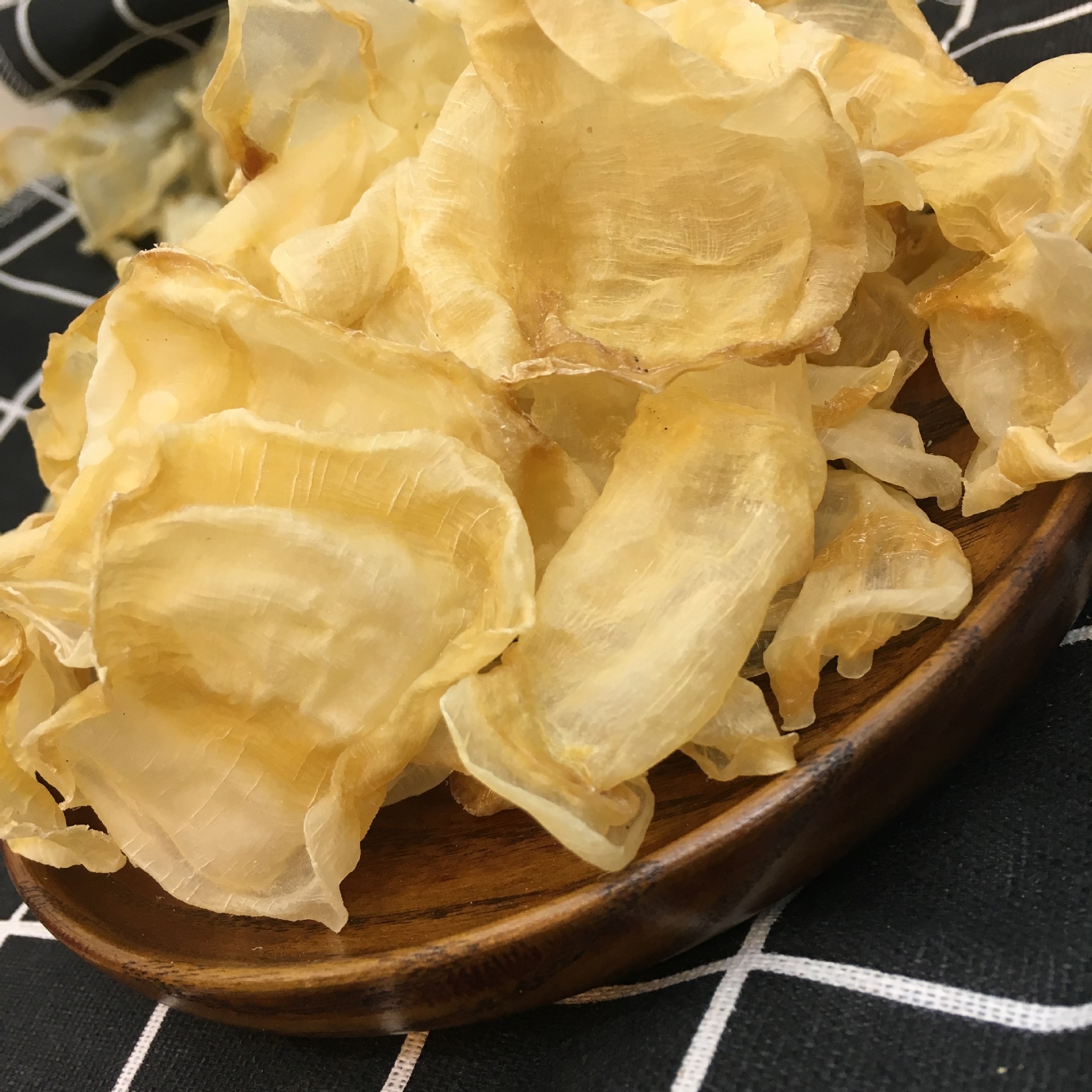 批发渠道深海天然野生红鱼胶花胶鱼肚 红鱼胶 红鱼肚 干贷500g