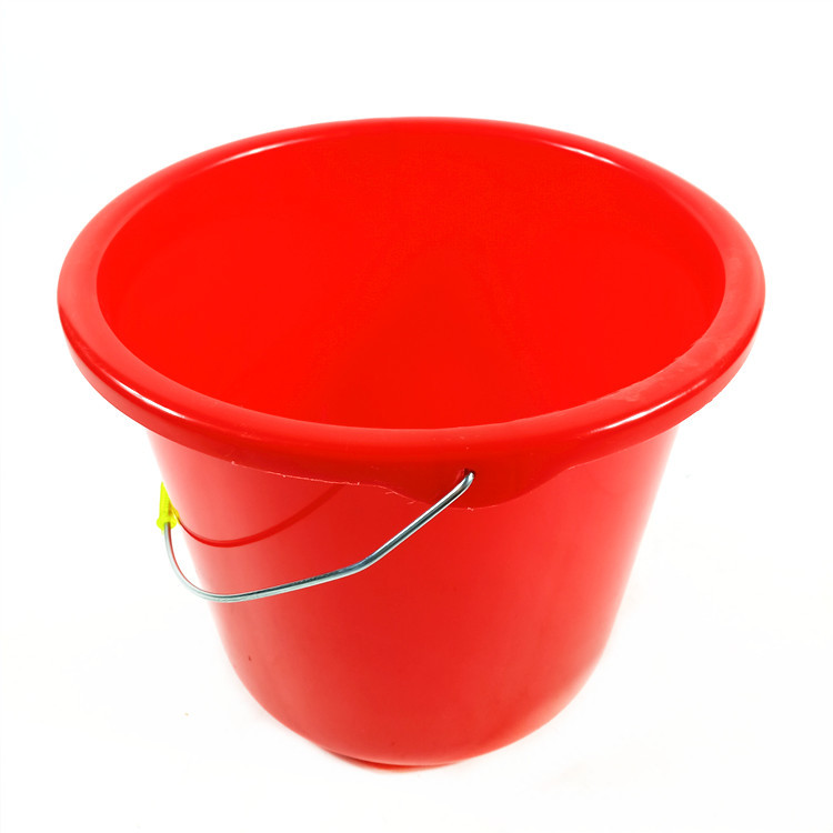 厂家直销塑料红桶 家用摔不烂塑料水桶 加厚手提水桶赠品定制logo