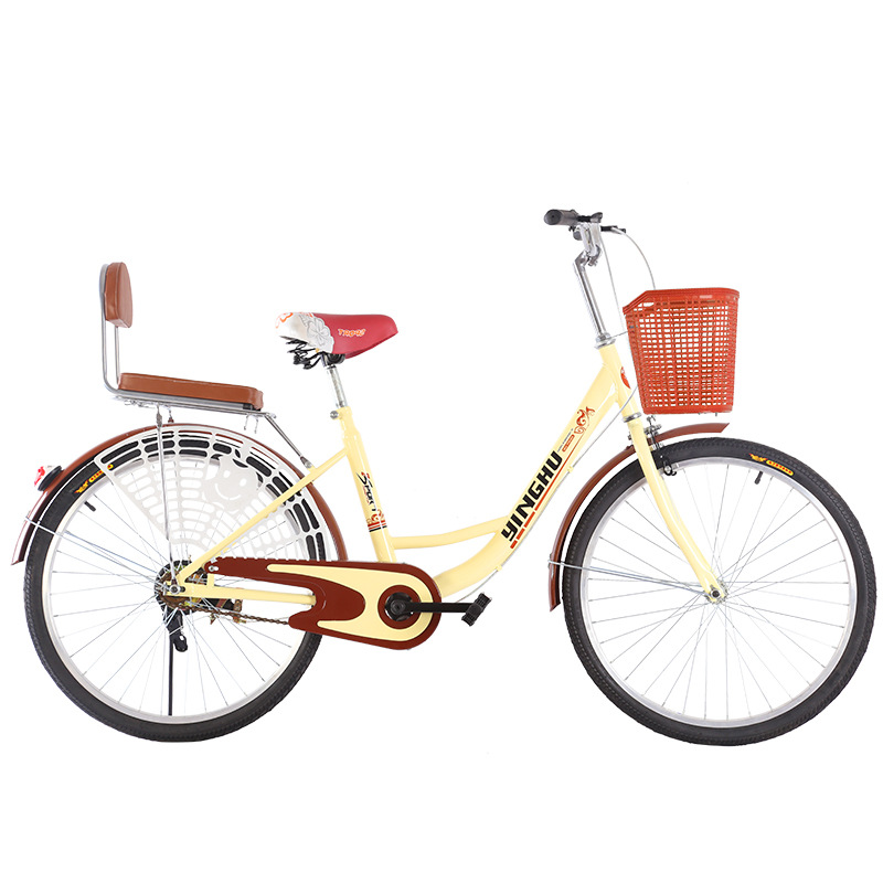 Bicycle Adult Bicycle Lightweight Lady Shuttle Bus Middle School Student Retro Bicycle Wholesale 22 24-Inch 26-Inch