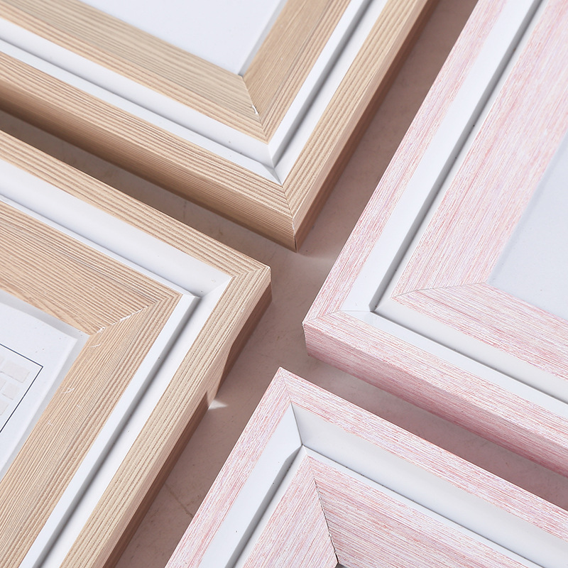 新款欧式复古pvc相框 时尚简约家居装饰摄影道具落地式相册框批发