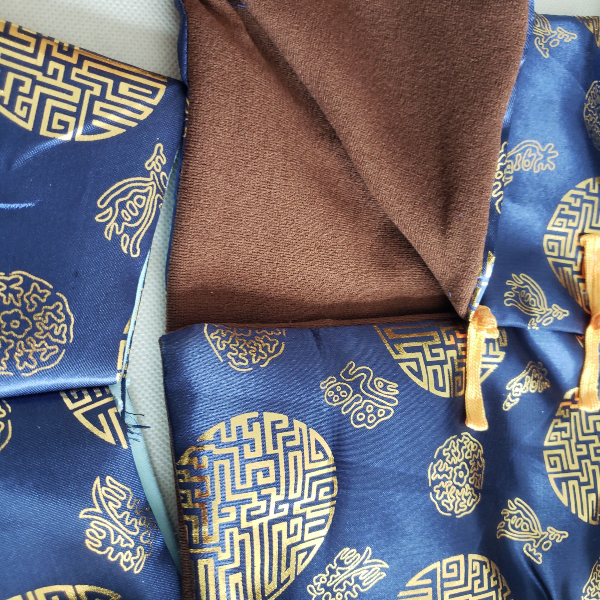 99成交35件空白无图案加大封包袋黄色包袱袋元宝纸钱烧纸袋衣包袋祭祖