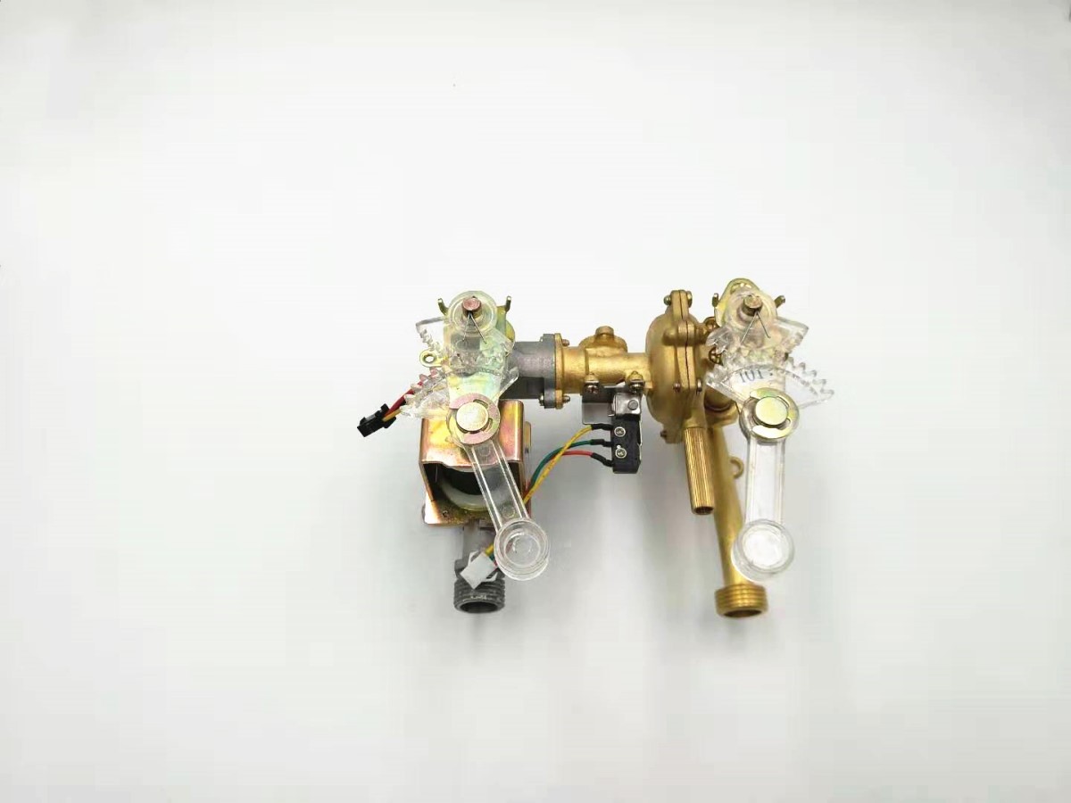 燃气热水器水气联动阀总成配件摇摆式水气连动阀螺纹接口开关