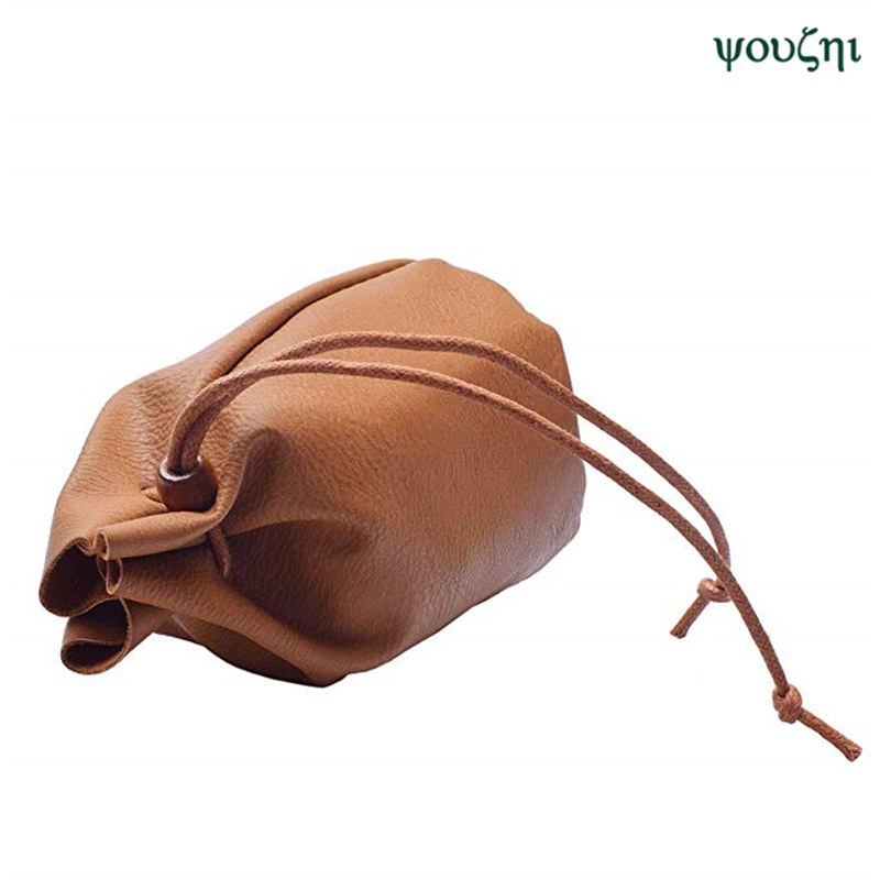 定制牛皮束口收纳袋 多功能大容量工具杂物收纳包 广告促销礼品