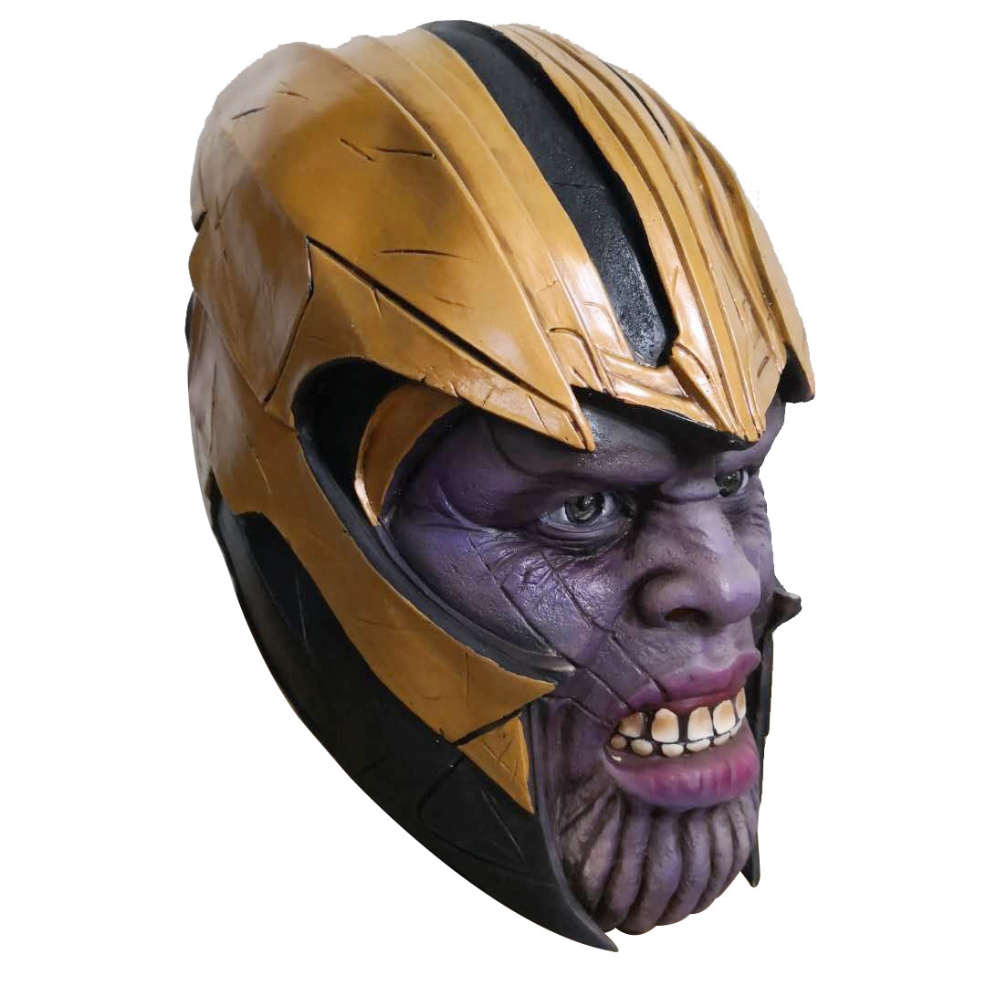 新款灭霸外贸复联4终局之战灭霸乳胶头套面具万圣节漫威周边