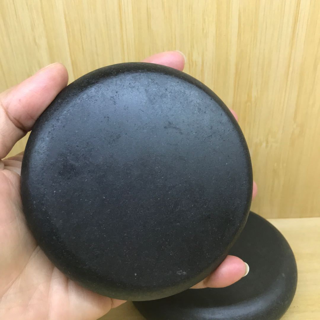 加大能量石spa专用热石火山石玄武石10x10出口按摩石