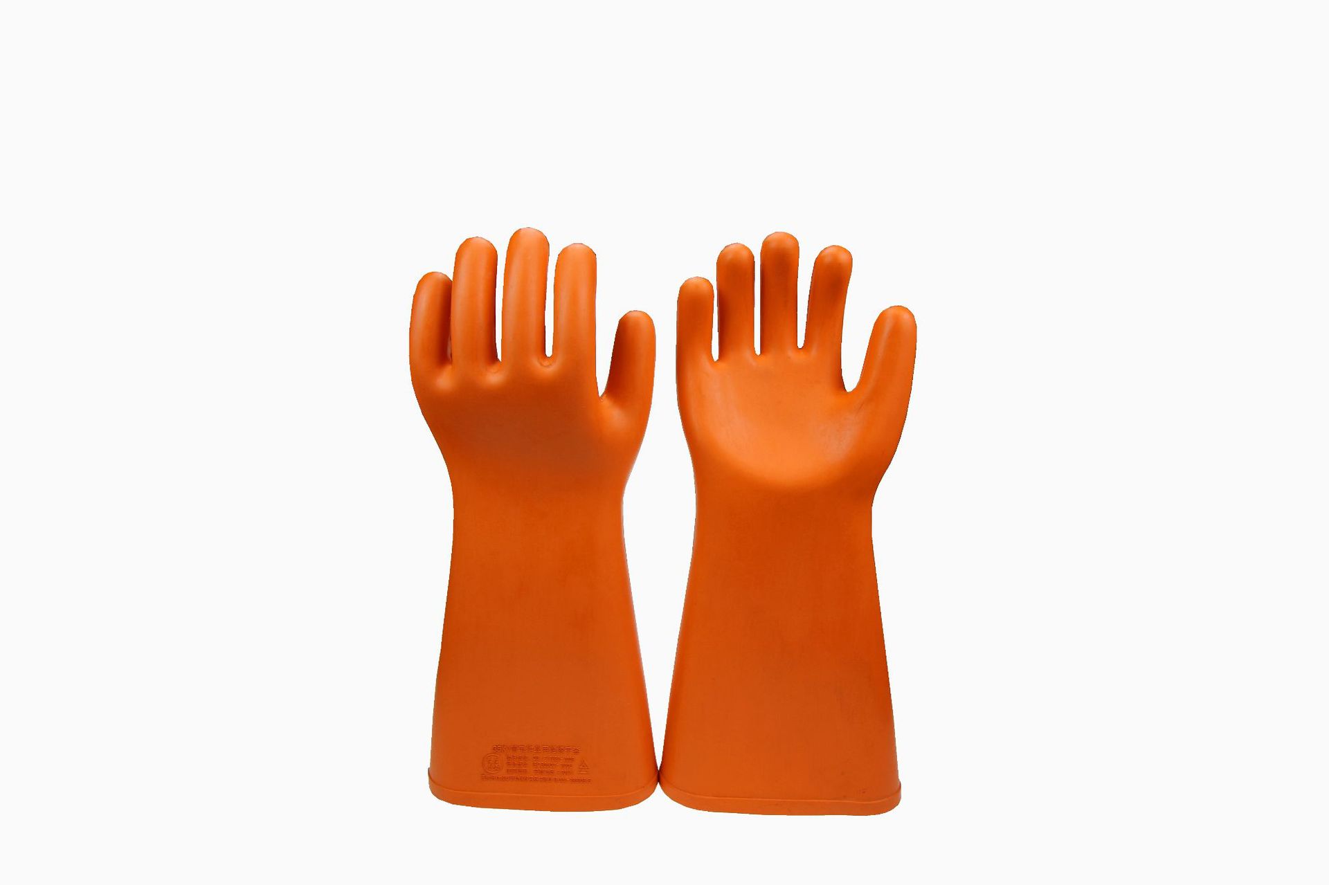 天津天天平安牌橡胶高压35kv绝缘手套电工带电作业劳保35千伏手套