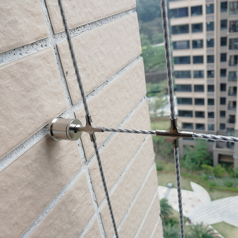 隐形防护网隐形防盗窗扣盖式轨道隐形防盗网钢丝窗户防盗网晶力恒